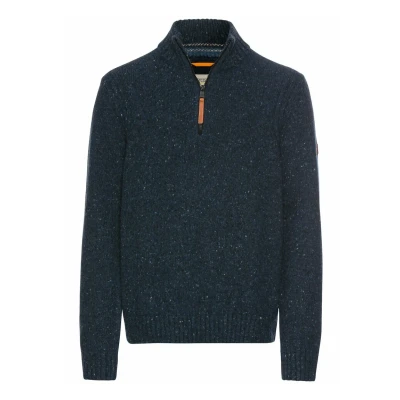 Abbildung von camel active Troyer Strickpullover, Herren, Größe: 3XL, Night blue