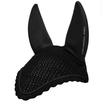 Abbildung von Schockemöhle Fliegenhaube Air Silent Schwarz Warmblut