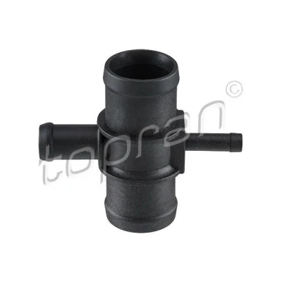 Abbildung von TOPRAN 114 415 Flansch GFK (Glasfaserverstärkter Kunststoff), Polyamid 6.6 VOLKSWAGEN: Golf 5, Passat B6 Variant, Caddy 3, AUDI: A3 Sportback