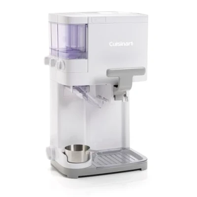 Abbildung von Cuisinart Eismaschine Softeis, Gelato, Sorbet, milchfreies Eis, gefrorener Joghurt Topping Spender Einfach zu bedienen und reinigen 1,42 l für 6 Portionen Fertig in 20 Minuten ICE48U