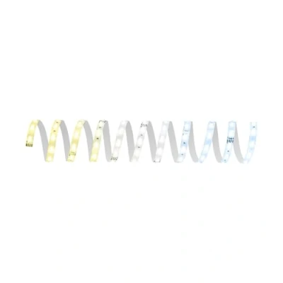 Abbildung von BRILONER Pimp your Panel LED Strip Erweiterungsset, CCT warmweiß bis kaltweiß, Fernbedienung, Streifen, Leiste, Zimmer Deko, Band, Zubehör Akustikpaneele, Lichtleiste, 2,6m, Weiß