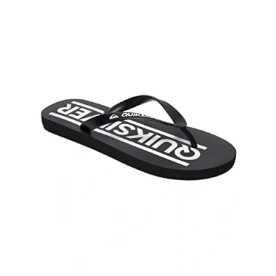 Abbildung von Quiksilver Jungen Java Wordmark Sport Sandalen, Schwarz Black White Xkkw, 32 EU