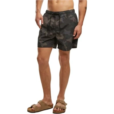 Abbildung von Brandit Basic Badeshorts, Herren, Größe: 3XL, Darkcamo