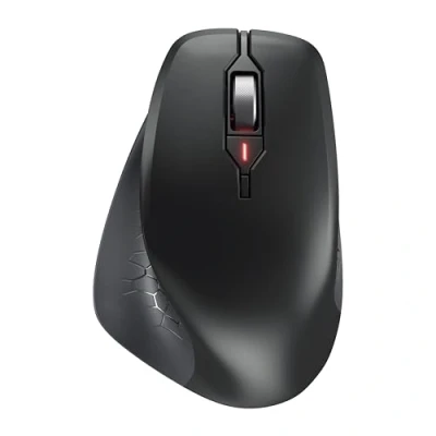 Abbildung von CHERRY STREAM MOUSE COMFORT, Kabellose Ergonomische Maus mit Gummierter Daumenauflage, Speziell für Rechtshänder, 2,4 GHz Funk, 6 Flüsterleise Tasten, Schwarz