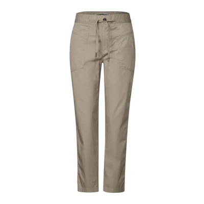 Abbildung von STREET ONE Damen A378683 Hose im Cargo Look, Buff Grey, 36W x 28L