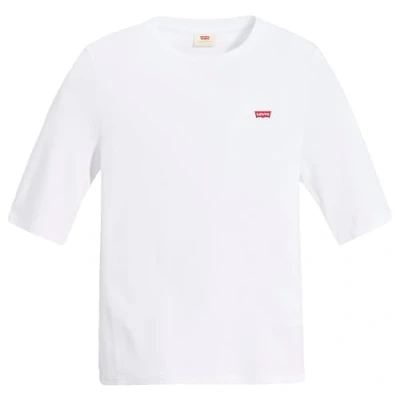 Abbildung von Levi&#039;s LUCA SLIM TEE Tshirt basic, Damen, Größe: XXS, White