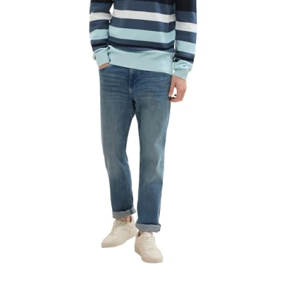 Abbildung von TOM TAILOR Herren 1042340 Josh Regular Slim Jeans, 10113 Clean Mid Stone Blue Denim, 32W x 36L