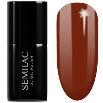 Abbildung von Semilac UV Nagellack Hybrid 418 Red Hot Beach 7ml Kollektion Into Her Nature