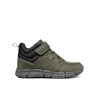 Abbildung von Geox J Flexyper Boy B Abx Ankle Boot, DK Green/Black, 39 EU