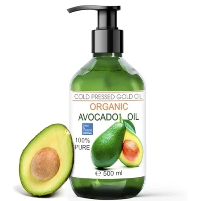 Abbildung von Haaröl Bio Oil Reines Avocadoöl Kaltgepresst Öl für Haare Haut Gesicht Massage 500 ml Körper Massageöl Anti Dehnungsstreifen Bartöl Trockene Kopfhaut Baby