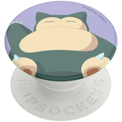 Abbildung von Fingerhalter Handy PopSockets PopGrip Snorlax Knocked Bunt Kunststoff
