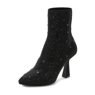 Abbildung von Lascana High Heel Stiefelette, Damen, Größe: 36, Schwarz Schuhe