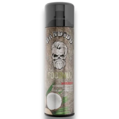 Abbildung von Bandido Coconut Sheen Spray 500ml Hair Kokosnuss Glanz Haarspray für Damen und Herren GLOSS Kokosnussöl kein Verkleben