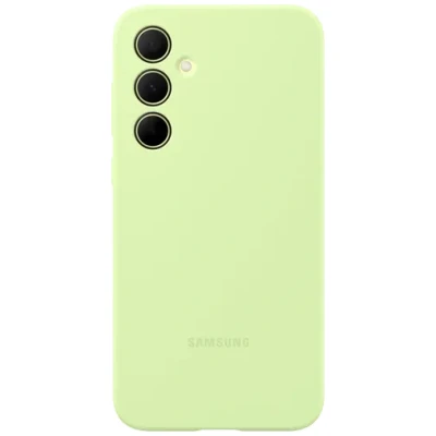 Abbildung von Samsung Galaxy A55 Hülle Silikon Backcover/Soft Case Handyhülle Hellgrün