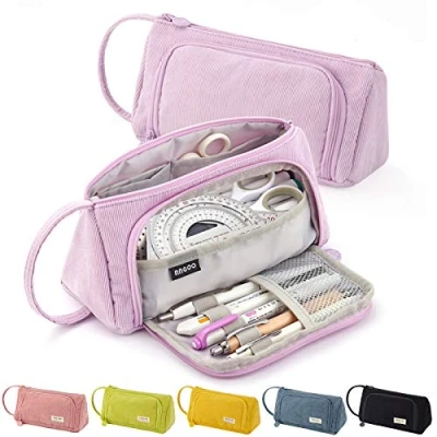 Abbildung von ONCCI Federmäppchen Federtaschen Teenager Mädchen Mäppchen Etui Stifte 3 Fach Pencil Case für Schule &amp; Büro