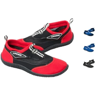 Abbildung von Cressi Unisex Reef Shoes Badeschuhe, rot (Schwarz/Rot), 38 EU