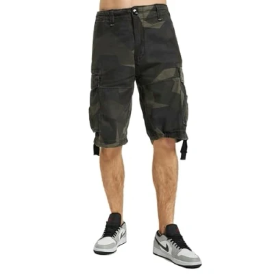 Abbildung von Brandit Vintage Shorts, Herren, Größe: 7XL, darkcamo