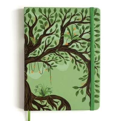 Abbildung von Notizbuch A5 Liniert von Rileys Tagebuch für Erwachsene Ideal als Notizheft Diary Journal Buch Dankbarkeitstagebuch 120 Blatt mit 240 Seiten (Tree of Life)
