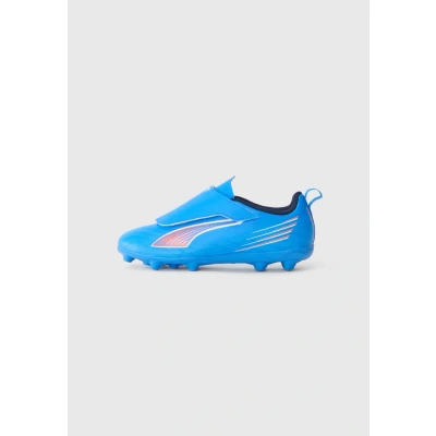 Abbildung von Puma Ultra 6 PLAY FG/AG Unisex Fußballschuhe Turf für Kinder, Größe: 35, blue/white/glowing red Schuhe