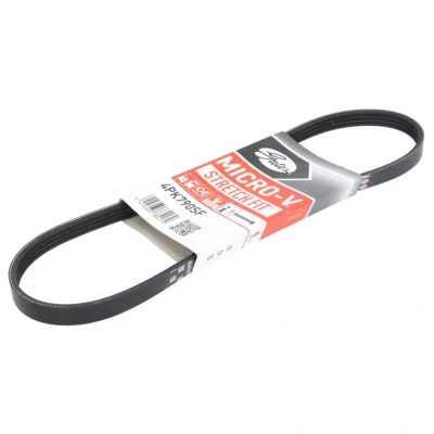 Abbildung von GATES Micro V Stretch Fit 4PK790SF Keilrippenriemen 790 4 PA (Polyamid), EPDM (Ethylen Propylen Dien Kautschuk) BMW: 3 Touring, Saloon, Coupe