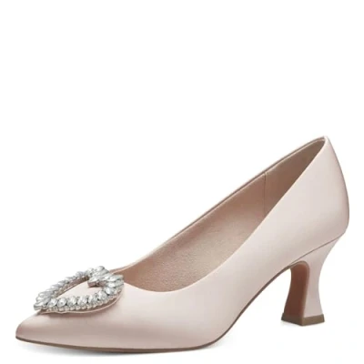 Abbildung von MARCO TOZZI by Guido Maria Kretschmer Damen Pumps Spitz Elegant, Cremefarben (Powder Satin), 39 EU