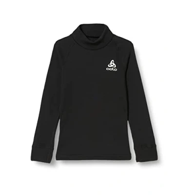 Abbildung von Odlo Kinder Funktionsunterwäsche Langarm Shirt mit Stehkragen ACTIVE X WARM ECO, black, 116