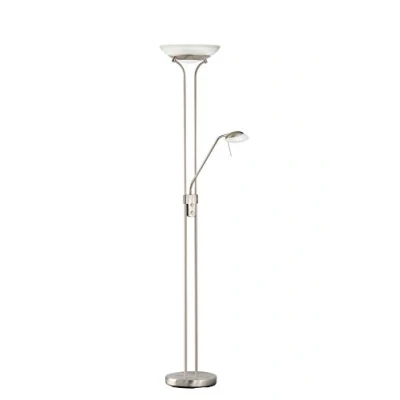 Abbildung von Fischer &amp; Honsel Stehleuchte Pool TW 1x LED 5,0 Watt, matt, messingfarben, 3 Stufen CCT, stufenlos dimmbar, Flexarm, 40076, 23 x 160 cm (LxBxH), 530 lm, 2700 K / 3350 4000