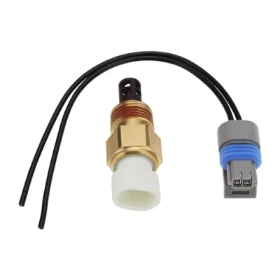 Abbildung von OTOTEC 25036751 2 poliger Lufttemperatursensor mit 1 Anschlussstecker Pigtail Kompatibel GMC Buick Pontiac.