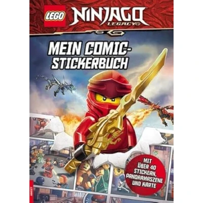 Abbildung von LEGO® NINJAGO® Mein Comic Stickerbuch: Mit Stickern und herausnehmbarer doppelseitiger Karte von Ninjago City Island