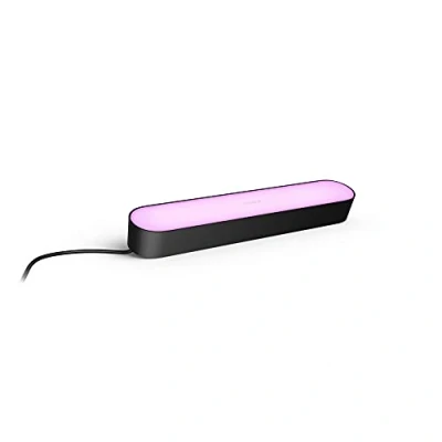 Abbildung von Philips Hue White &amp; Color Ambiance Play Lightbar schwarz 490lm, dimmbar, bis zu 16 Millionen Farben, steuerbar via App, kompatibel mit Amazon Alexa (Echo, Echo Dot), Brasslux