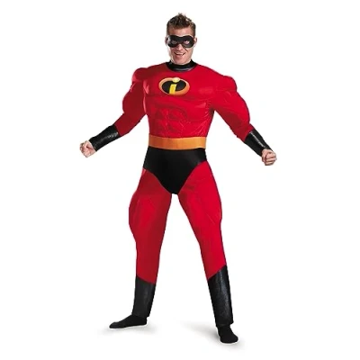 Abbildung von Disguise Herren Mr. Ongelooflijk kostuum voor volwassenen Kost me in Erwachsenengr e, Rot, X Large (42 46) US EU