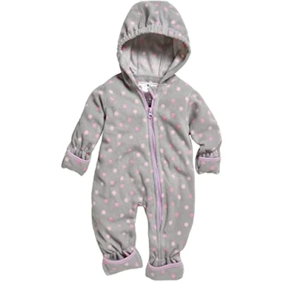 Abbildung von Playshoes Unisex Kinder Fleece Overall Jumpsuit, Punkte, 68