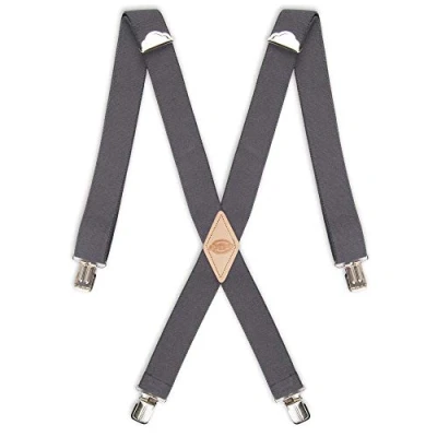 Abbildung von Dickies Herren Strapshalter, 3,8 cm, gerader Clip Hosenträger, anthrazit, Einheitsgröße