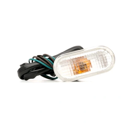 Abbildung von TYC 18 5235 25 2 Blinker transparent beidseitig, seitlicher Einbau mit Lampenträger oval VOLKSWAGEN: Bora Saloon, Transporter 5 Bus, Passat B5 Estate