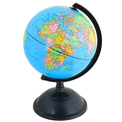 Abbildung von Exerz 20cm Schülerglobus Englische Karte Lehrmaterial Globen, Globus Bildung Drehbarer Pädagogische/Geografische