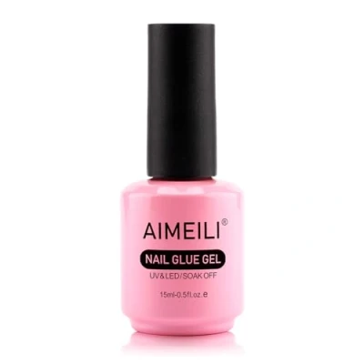Abbildung von AIMEILI 15ml Nail Bond Nagelkleber für Kunstnägel Nägel Soak Off UV LED Tips Super Strong Glue Gel
