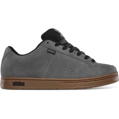 Abbildung von Etnies Kingpin Skateschuh, Herren, Größe: 39, Grey/black/gum Leder und textil