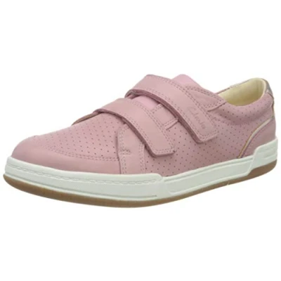 Abbildung von Clarks Mädchen Fawn Solo Sneaker, Light Pink Leather, 32.5 EU