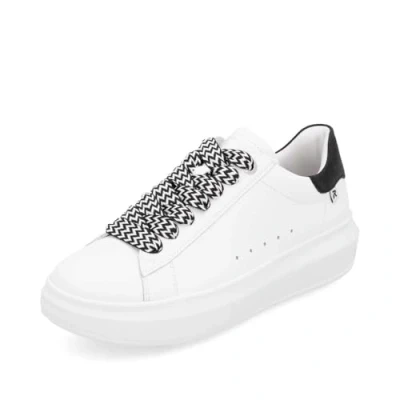 Abbildung von Rieker Damen Low Top Sneaker W1201, Frauen Halbschuhe, lose Einlage,Turnschuhe,Laufschuhe,straßenschuhe,Strassenschuhe,Weiss (80),40 EU / 6.5 UK