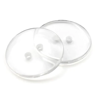 Abbildung von Handarbeit Lieblingsladen 20 edle Harzknöpfe 20mm rund transparent 2 Loch Knopf Knöpfe aus Harz zum annähen basteln nähen Jackenknöpfe Bastelknöpfe Zweilochknöpfe