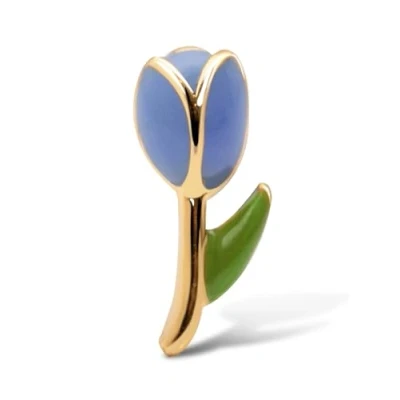 Abbildung von Singularu TULIPÁN Einzelner Ohrring goldcoloured, Damen, Größe: One Size, Gold coloured