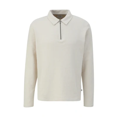 Abbildung von QS Poloshirt, Herren, Größe: XS, Wollweiß