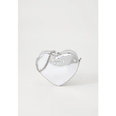 Abbildung von HUGO LOVE Crossbody Umhängetasche, Damen, Größe: One Size, Silver