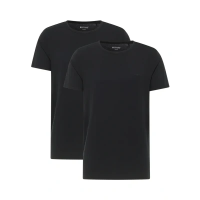 Abbildung von MUSTANG Herren Style Allen 2 Pack T Shirt, Black 4142, 6XL Große Größen EU