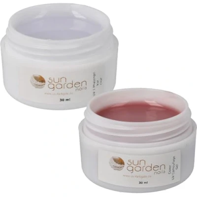 Abbildung von Sun Garden Nails 1 Phasen Gel 30ml Aufbaugel Grundiergel Versiegelungsgel+UV Cover