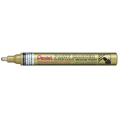 Abbildung von Pentel MMP10 X Paint Marker, Lackmarker gold, 2,5 mm Strich, 1 Stück
