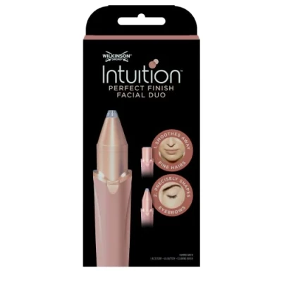 Abbildung von Wilkinson Sword Intuition Perfect Finish 2 in 1 Gesichts und Augenbrauen Trimmer für Damen