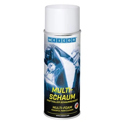 Abbildung von WEICON 70200400 Multi Schaum 400 ml Kraftvoller Schaumreiniger für Fahrrad, Fahrradhelm, Fahrradhose und Fahrradschuhe