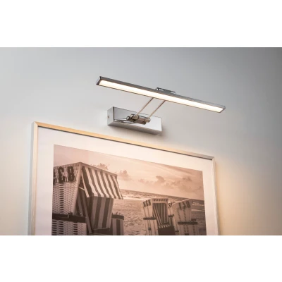 Abbildung von Paulmann 99889 LED Bilderleuchte Galeria Beam incl. 1x7 Watt Bildbeleuchtung Chrom Bilderlampe Metall Aufsatzlampe 2700 K