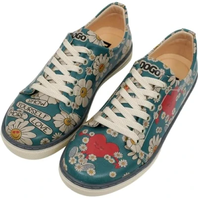 Abbildung von DOGO Damen Sneakers Sneaker, Mehrfarbig, 41 EU